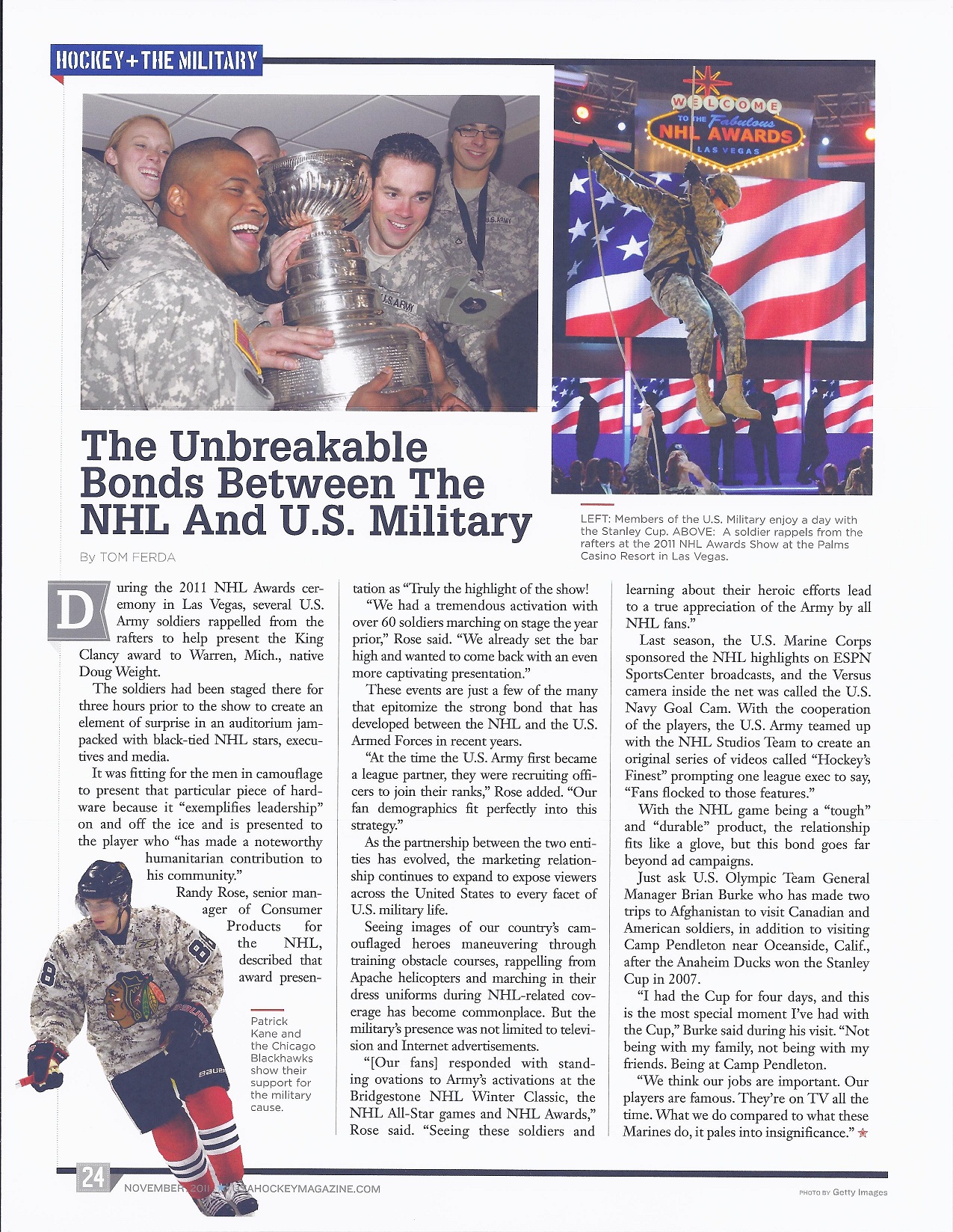 USAH Veterans Day Article
